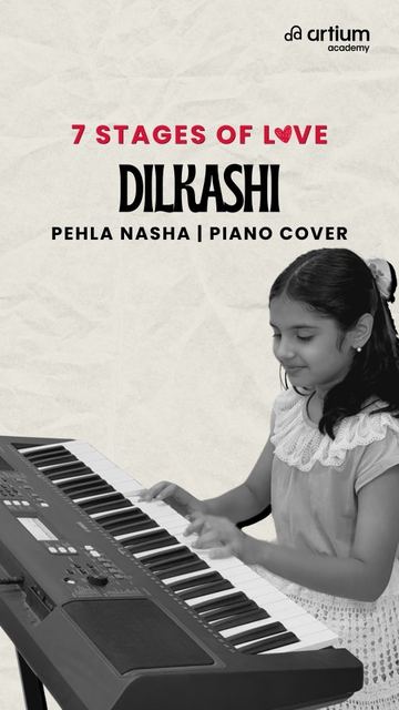 9-year-old student plays piano cover of Pehla Nasha for Valentine series