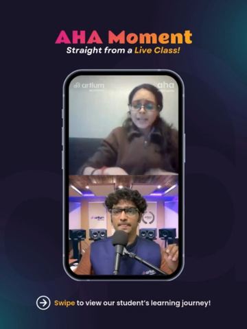 Student explores Raag Hameer with circular Gamakas in AhaMoment
