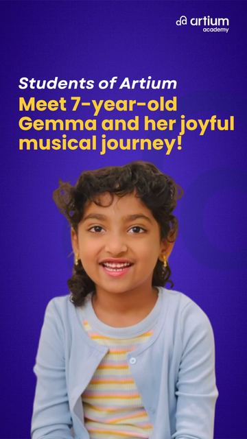 7-year-old student Gemma gains confidence through online piano classes