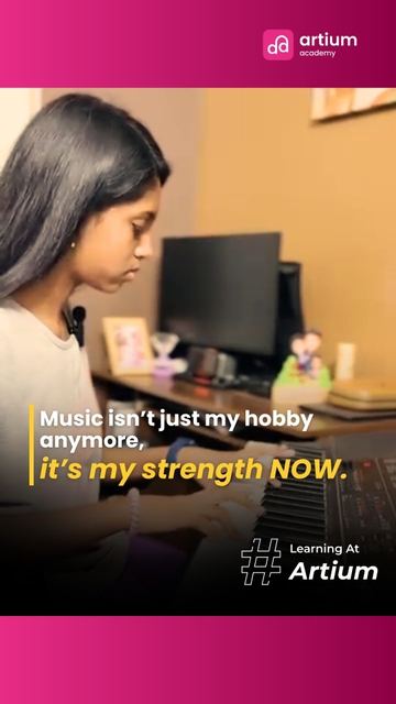 Student Vini's piano journey from first scales to Oh Butterfly