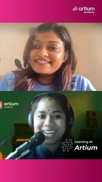 Aha Moment: Teacher Aryambal guides student Pradeepa through Pyramid Exercise