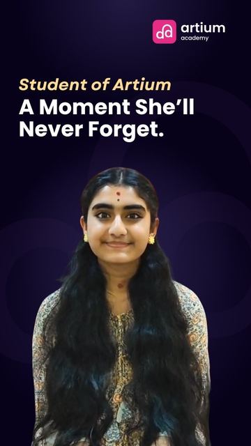 Student Ahana Balaji's journey to Artium Superstar Season 02