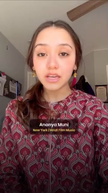 Student Ananya Muni covers Aap Ki Nazron Ne Samjha