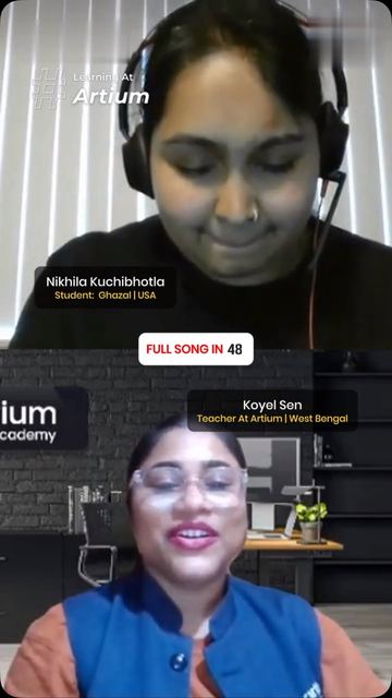 AHA Moment: student Nikhila explores a ghazal's depths