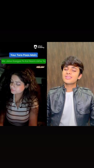 Student duet cover Tere Pass Mein