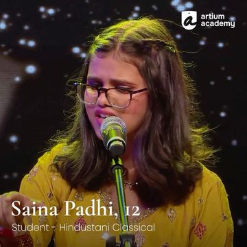 12-year-old learns Hindustani Classical under Shubha Mudgal's faculty